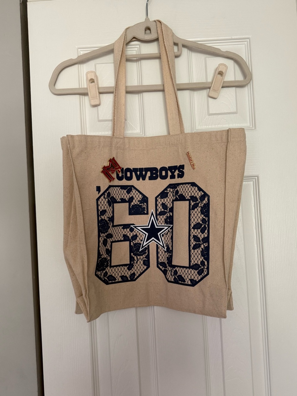 Mitchell & Ness Canvas NFL Team Tote Bag - Dallas Cowboys